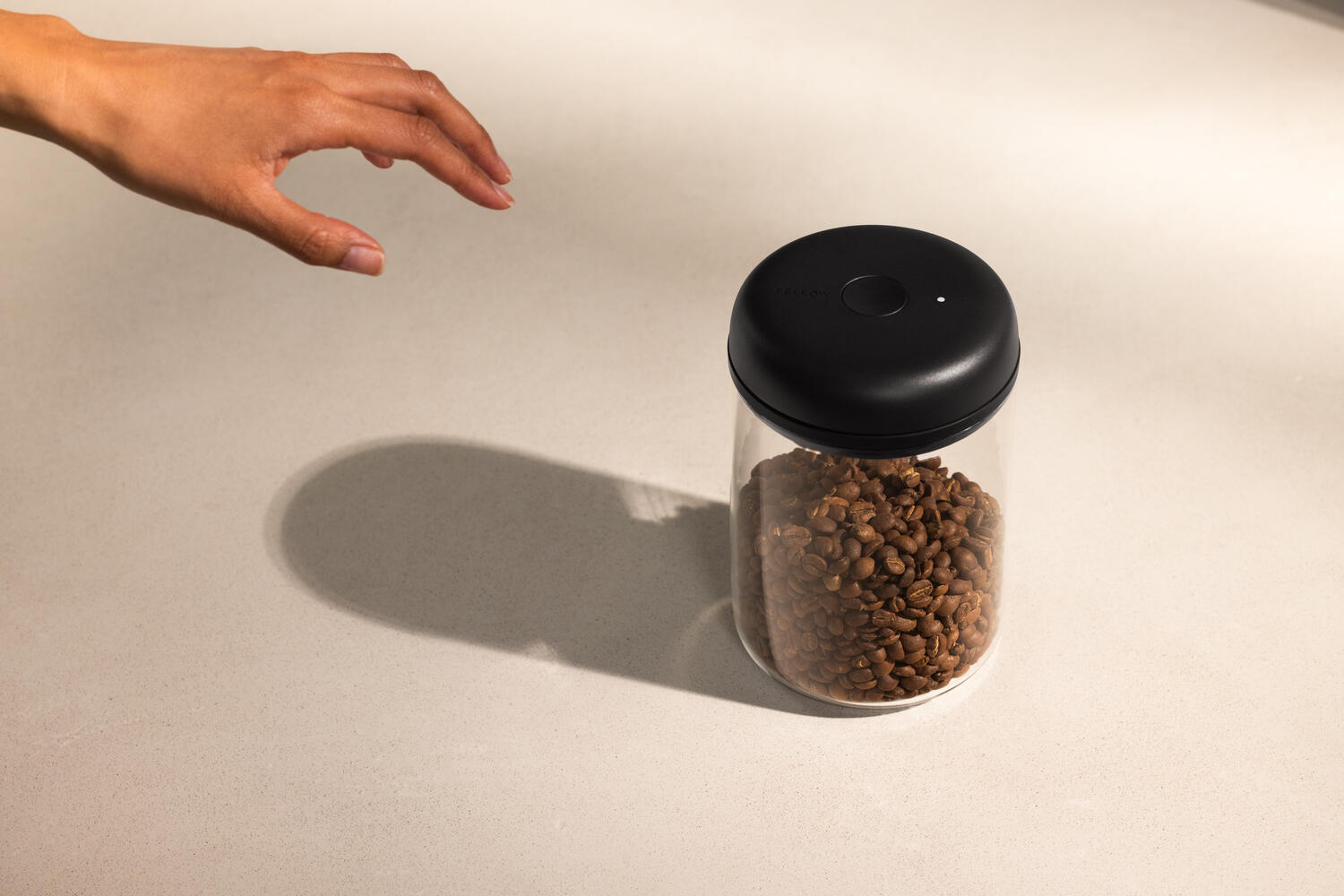 Electric Atmos Vacuum kaffebeholder, Clear Glass - 0.7L